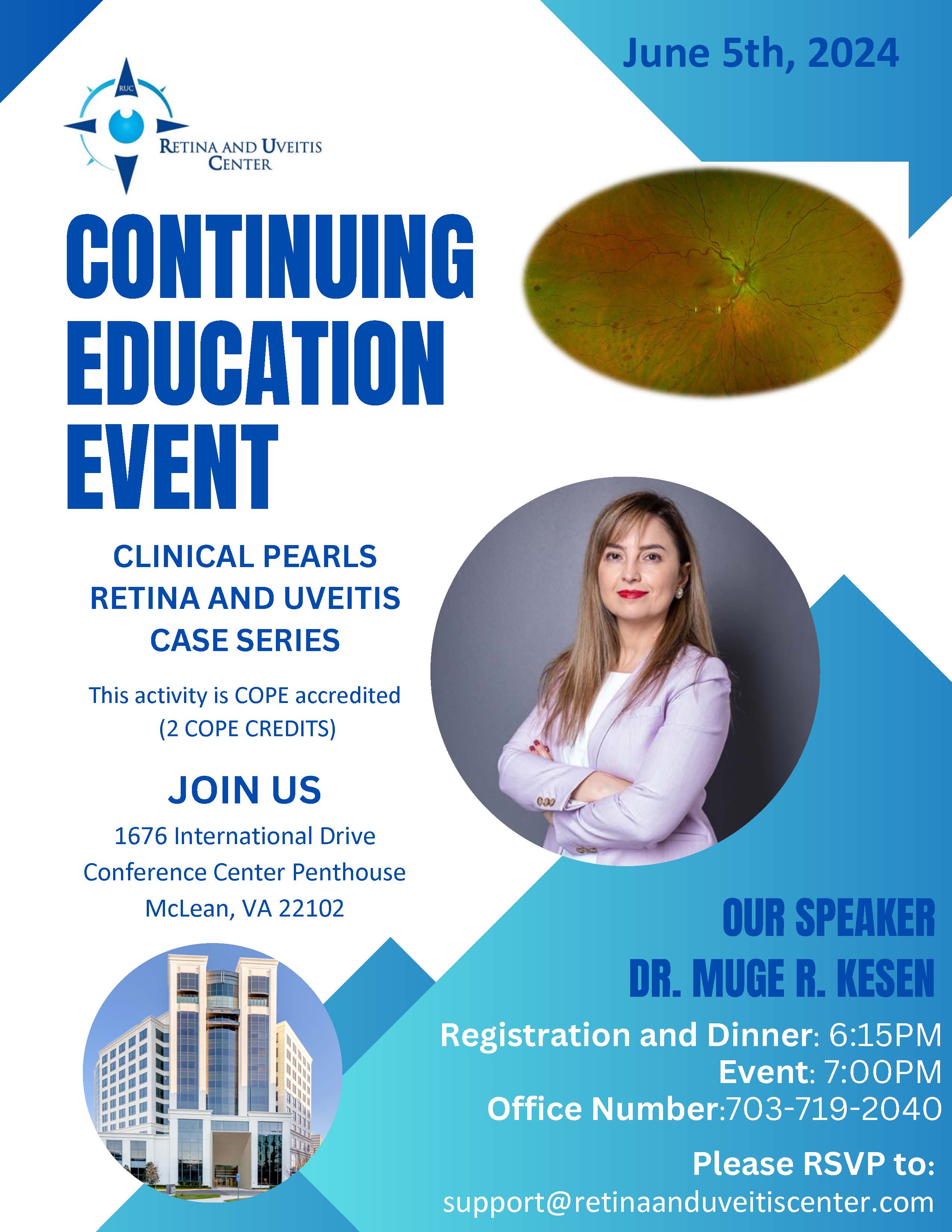 Retina and Uveitis Center | Retinal Tear, Lucentis and Toxoplasmosis